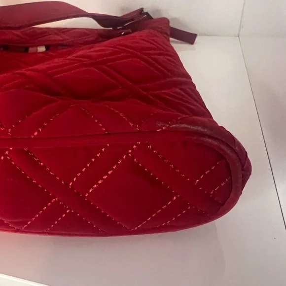 Vera Bradley Quilted Red Crossbody - Picture 8 of 9